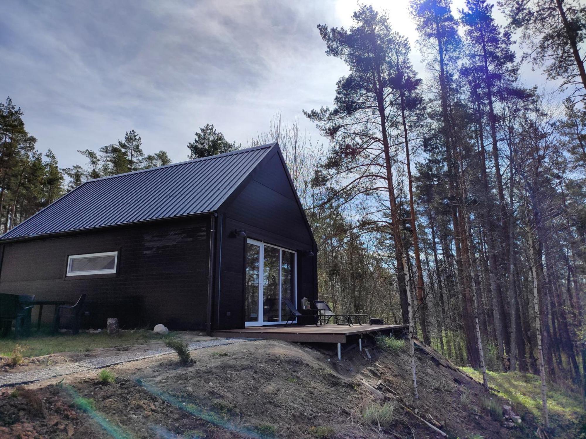 Modern Sauna Cabin In Horse Ranch Liyeplauke Extérieur photo